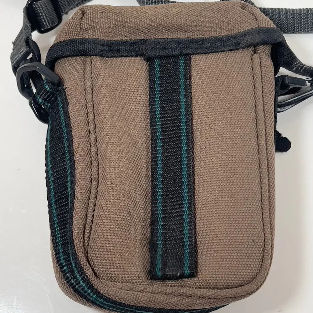 Samsonite Small Camera Bag Model #250 Brown & Black Trim Case Adj Strap